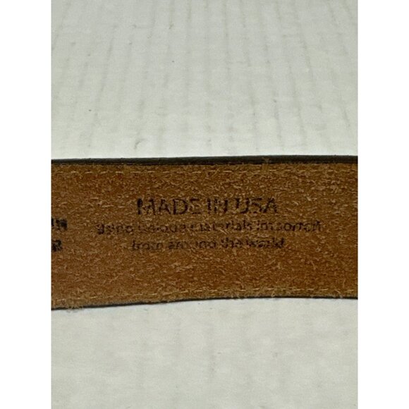 Tony Lama Mens tooled leather filigreed belt size 40 - Picture 6 of 7